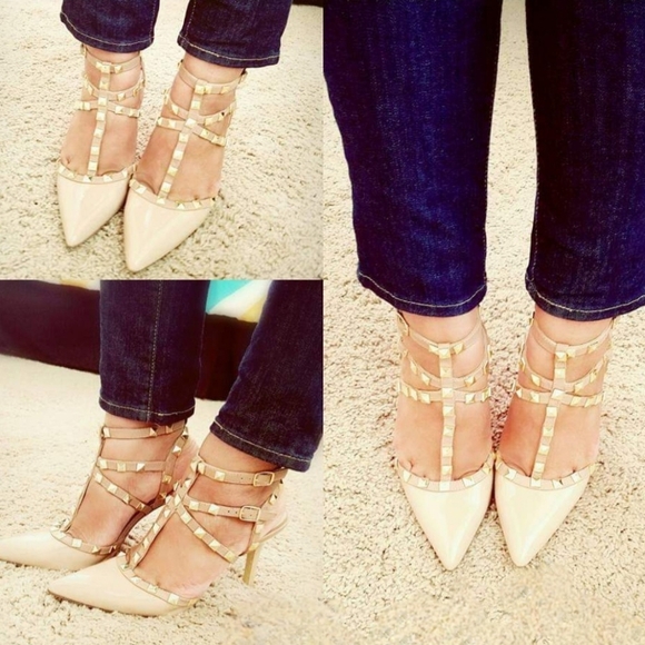 Nude Pointy Pumps SOLE SOCIETY - Picture 2 of 5